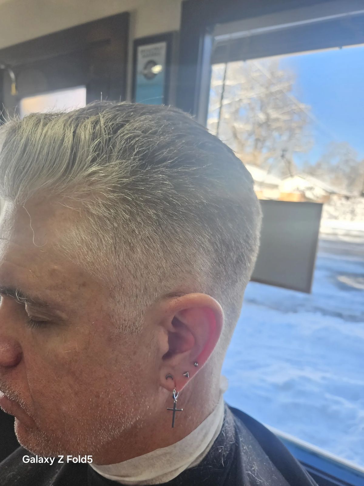 Kids haircut at Quincy Barbers, Englewood CO